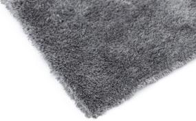 img 2 attached to 🚗 The Rag Company - Eagle Edgeless 600: Ultra Soft Microfiber Auto Detailing Towels, 3-Pack, 16in x 16in, 600gsm, Dark Grey