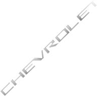 🚗 enhance your ride with eyecatcher tailgate insert letters for 2021 chevrolet colorado (chrome)! logo