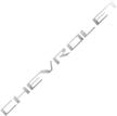 🚗 enhance your ride with eyecatcher tailgate insert letters for 2021 chevrolet colorado (chrome)! logo
