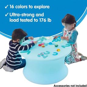 img 3 attached to 🌈 Sensory Mood Light Table by TickiT - Enhance Home Learning Station with Light & Color Exploration - Sensory Play Table - Decorative Table for Kids