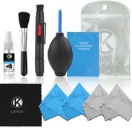 📷 premium camera cleaning kit for dslr cameras - canon, nikon, pentax, sony | lens cleaning pen, alcohol-free fluid, 50 sheet booklet included logo