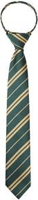 img 3 attached to 👔 Woven Double Stripe Boys' 14 inch Zipper Neck Tie by Jacob Alexander: Perfect Combination of Style and Convenience