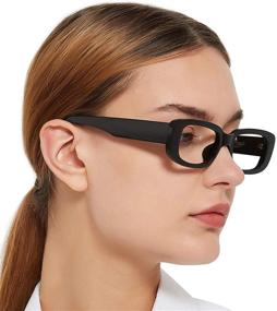 img 2 attached to 👓 MARE AZZURO Fashionable Reading Glasses for Women | Trendy Unique Readers (Black, 200) | Available in 0 1.0 1.5 2.0 2.5 3.0 3.5 Strengths