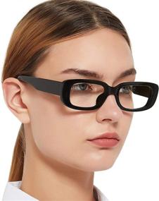 img 4 attached to 👓 MARE AZZURO Fashionable Reading Glasses for Women | Trendy Unique Readers (Black, 200) | Available in 0 1.0 1.5 2.0 2.5 3.0 3.5 Strengths