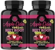 🍎 angry supplements apple cider vinegar + beet root capsules: detox pills for nitric oxide boost and enhanced energy (2-bottles) logo