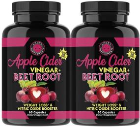 img 4 attached to 🍎 Angry Supplements Капсулы яблочного уксуса с добавлением свеклы: Таблетки для детоксикации, повышения уровня оксида азота и улучшения энергии (2 флакона)