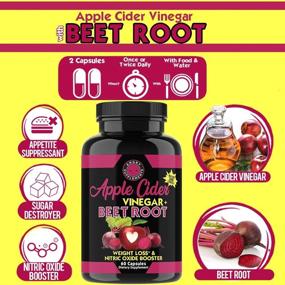 img 1 attached to 🍎 Angry Supplements Apple Cider Vinegar + Beet Root Capsules: Detox Pills for Nitric Oxide Boost and Enhanced Energy (2-Bottles)