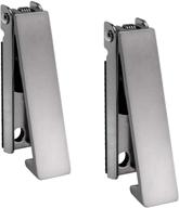 🚪 2 pack of recpro rv stainless steel square baggage door catch latches logo
