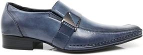 img 3 attached to 👞 Stylish Enzo Romeo Elastic Loafers for Men - Boost Your Fashion Game