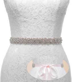 img 4 attached to Remedios Handmade Dazzling Rhinestone Wedding Women's Accessories and Belts