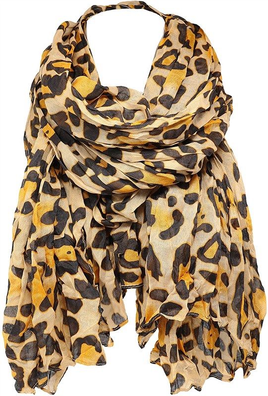 KMystic Classic Leopard Print Scarf Women's Accessories and Scarves