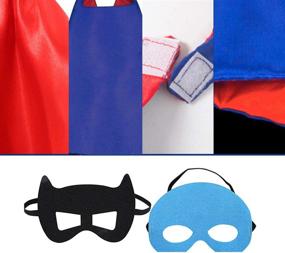 img 3 attached to 🦸 Superhero Capes and Bracelets: Fun-Filled Favors for Costumes