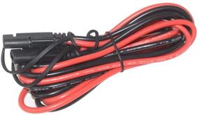 img 4 attached to 🔌 6FT 12AWG SAE до SAE удлинительный кабель 2-контактный быстроразъемный кабель с водонепроницаемой крышкой - SPARKING