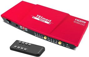 img 4 attached to 📺 TESmart 4x2 HDMI Матричный переключатель Splitter: 4K@60Hz Переключатель HDMI с Пультом ДУ IR, поддержка HDCP 2.2