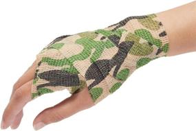 img 3 attached to 🌿 Camouflage Cohesive Tape: 12 Pack Self Adhesive Bandage Wrap - 2 in x 5 Yards