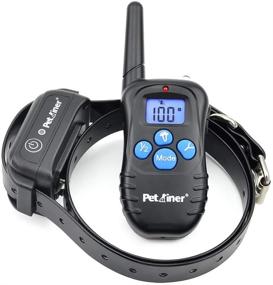 img 4 attached to 🐶 Waterproof Rechargeable Petrainer Dog Training E-Collar with 3 Safe Correction Remote Modes - Shock, Vibration, Beep for Small, Medium, Large Dogs