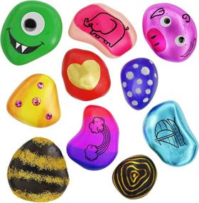 img 3 attached to 🎨 Kids' Rock Painting Activity Kit for Enhanced Engagement and Learning