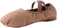 🩰 stelle women's ballet shoes: stretch canvas dance slippers with split sole for girls and adults logo