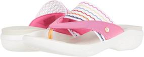 img 1 attached to Bzees Womens Cabana Sandal Ripple Women's Shoes