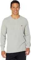 tommy hilfiger waffle lounge sleeve men's clothing logo