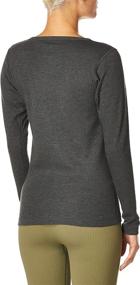img 2 attached to 🔥 Stay Warm and Dry with Duofold Women's Mid Weight Wicking Thermal Shirt