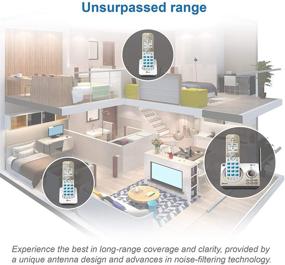 img 3 attached to 📶 AT&T DL72319 DECT 6.0 3-Handset Cordless Phone: Connect to Cell, Call Blocking, Backlit Screen, Big Buttons, Intercom & Unsurpassed Range