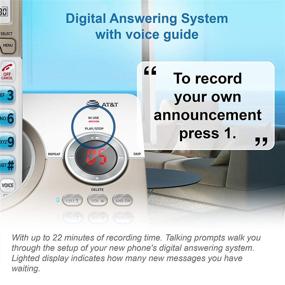 img 2 attached to 📶 AT&T DL72319 DECT 6.0 3-Аппаратный беспроводной телефон: Подключение к сотовому телефону, блокировка вызовов, подсветка экрана, большие кнопки, межкомнатный телефон и непревзойденная дальность