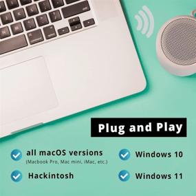 img 2 attached to 🔌 Hideez Smart USB Bluetooth Adapter for macOS & Windows 10/11 – Low Energy, Long Range | Micro Bluetooth Adapter for Mouse, Keyboard, Headphones, Speaker, and More Bluetooth Devices