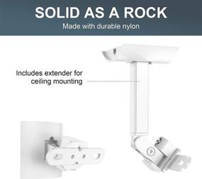 img 3 attached to Ceiling Brackets Compatible Environmental Speakers Home Audio