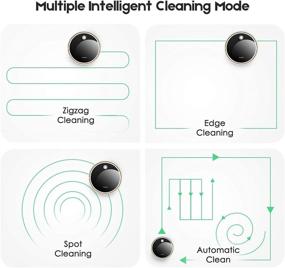 img 1 attached to Smart Robot Vacuum and Mop Cleaner with 1600Pa Suction, Self Charging, Daily Schedule, Suction Boost, Quiet Operation (60db), Remote-APP-Alexa Control