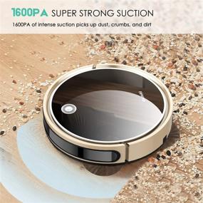 img 3 attached to Smart Robot Vacuum and Mop Cleaner with 1600Pa Suction, Self Charging, Daily Schedule, Suction Boost, Quiet Operation (60db), Remote-APP-Alexa Control