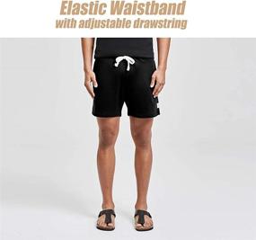 img 3 attached to MaaMgic Athletic Shorts Elastic Workout Sports & Fitness