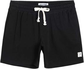 img 4 attached to MaaMgic Athletic Shorts Elastic Workout Sports & Fitness