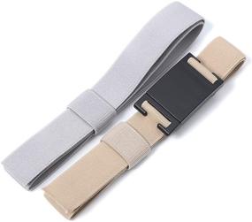 img 4 attached to 👶 Versatile Kids Toddler Interchangeable Elastic Belt: Fast-adjusting Magnetic Buckle for Boys & Men by WELROG!