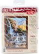 riolis landscape waterfall counted stitch logo