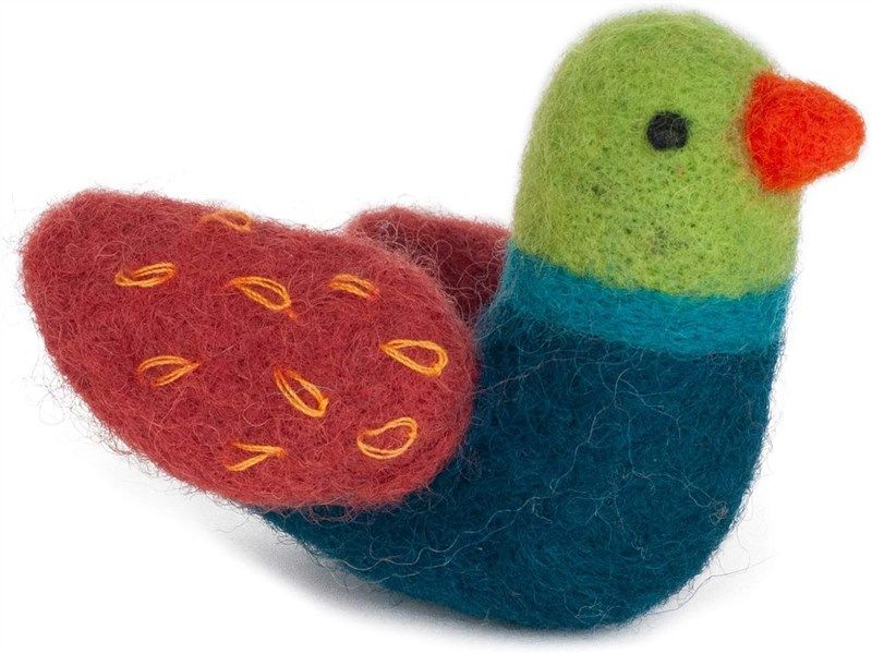 dimensions bird animals needle felting 로고