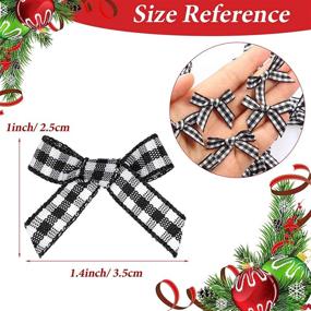 img 3 attached to Gingham Checkered Christmas Scrapbooking Decoration