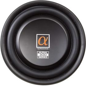 img 3 attached to 🔊 Alphasonik TSW310 Treis 300 Series 10” Shallow Mount Subwoofer - 1200W Max, 400W RMS, Single 4 Ohm, Low Profile, Flat Slim Thin Design, Aluminum Cone, High Power Car Audio Speaker Bass, Truck Sub Woofer