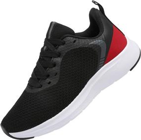 img 4 attached to DAFENGEA Breathable Lightweight Sneakers XZ728 Darkgrey 40 Men's Shoes for Athletic