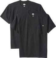 dickies 2 pack sleeve pocket t 👕 shirts: top-quality men's clothing in t-shirts & tanks logo