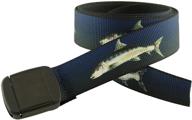 🌊 thomas bates offshore men's accessories: stylish saltwater patterns for belts logo