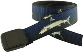 img 3 attached to 🌊 Thomas Bates Offshore Men's Accessories: Stylish Saltwater Patterns for Belts