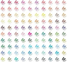 img 3 attached to 🎨 Versatile Dual Tip Markers - 100 Vibrant Colors - Fine-Tip (0.4mm) and Wide-Tip (0.8mm) - Ideal for Calligraphy, Drawing, Adult and Kids' Coloring, Mandala Art