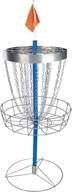 trademark innovations 4' tall portable metal disc frisbee golf goal – play anywhere with ease! logo