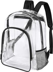 img 4 attached to 🎒 Security-Friendly Transparent Backpacks for Festivals