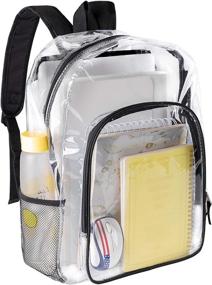 img 3 attached to 🎒 Security-Friendly Transparent Backpacks for Festivals