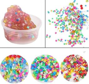 img 1 attached to 🌟 Koogel 149 Pcs Slime Supplies for Girls: Glitter Slime Kit with Gold Leaf, Foam Balls, Sugar Papers and More!