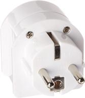 💡 ceptics sa-eu south africa to europe schuko grounded plug adapter - efficiently convert power (250v - max 13a) logo