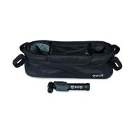 🛒 convenient jogging stroller accessory: bob gear deluxe handlebar console with tire pump in sleek black logo