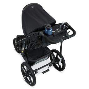 img 2 attached to 🛒 Convenient Jogging Stroller Accessory: BOB Gear Deluxe Handlebar Console with Tire Pump in Sleek Black